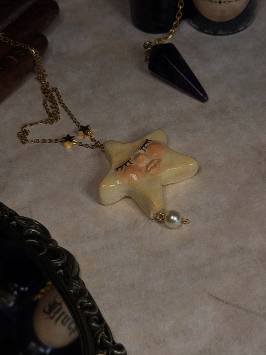 Whimsigoth Handmade Star Pendant Necklace