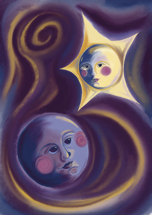 Letters from the Moon - Art mail club