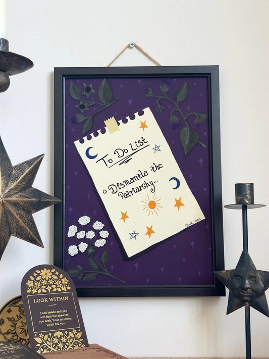 Dismantle the Patriarchy Art Print